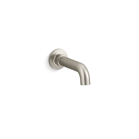 Kohler Wall-Mount Bath Spout in Vibrant Brushed Nickel 35922-BN